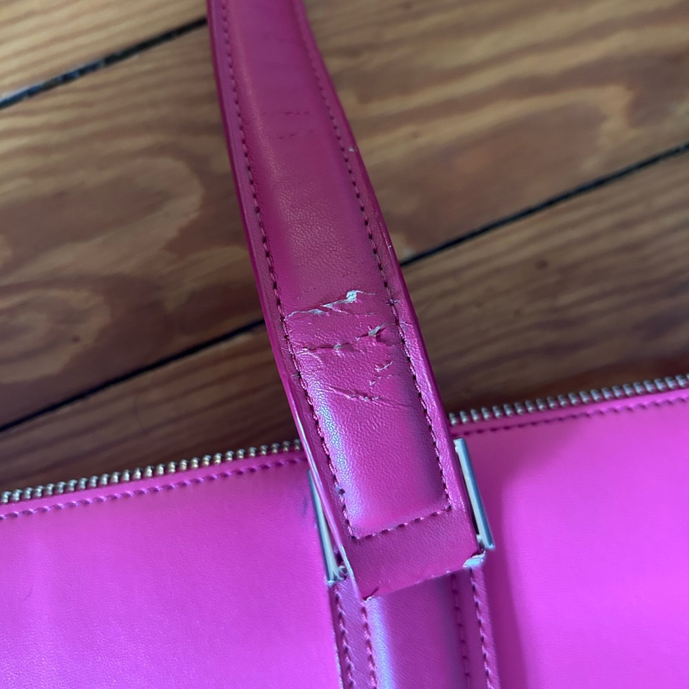 Vera Bradley Hot Pink Tote Bag - Picture 4 of 9